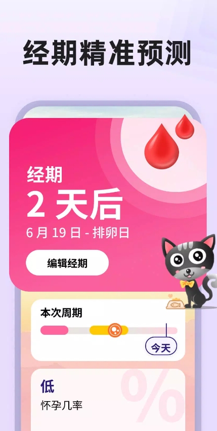 女性生理期 － 生理期/受孕/排卵日预测截图