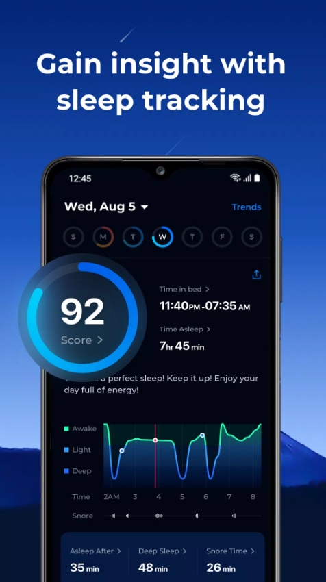ShutEye®：睡眠追踪器截图