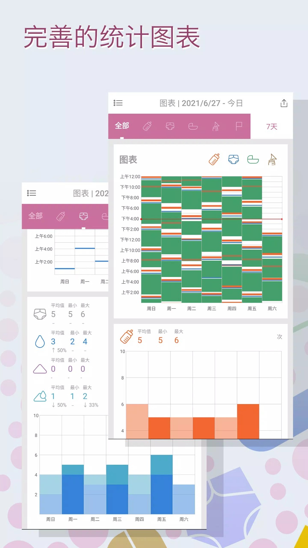 宝宝生活记录（喂奶、换尿布、睡眠，婴儿成长笔记）截图