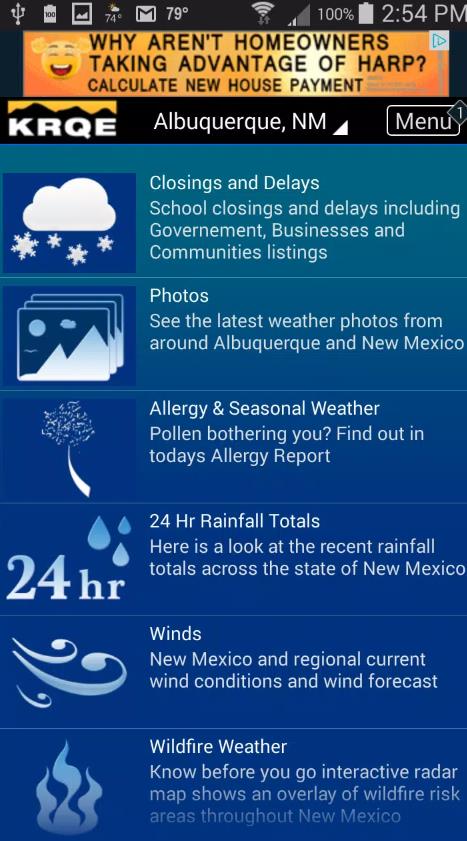 KRQE Weather截图