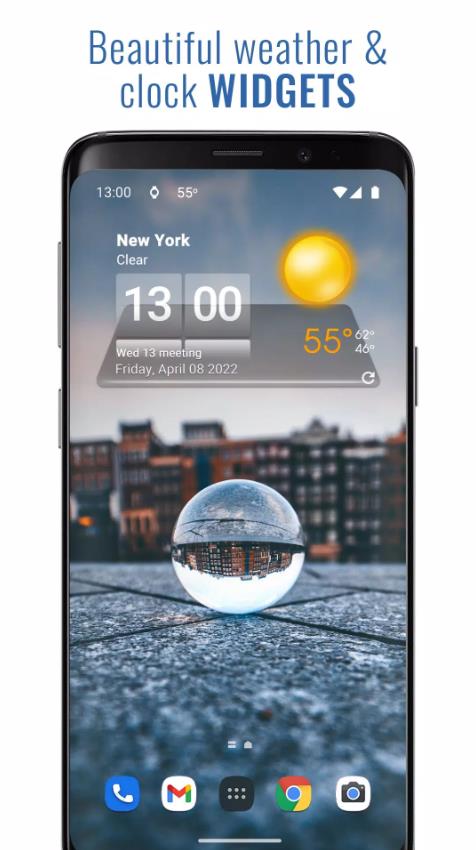 3D Sense 时钟和天气截图