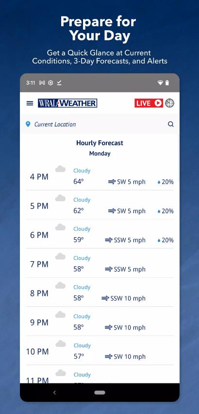 WRAL Weather截图