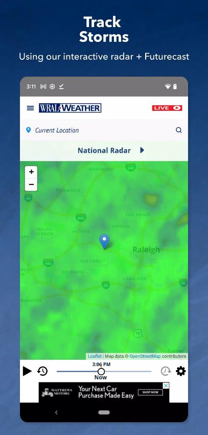 WRAL Weather截图