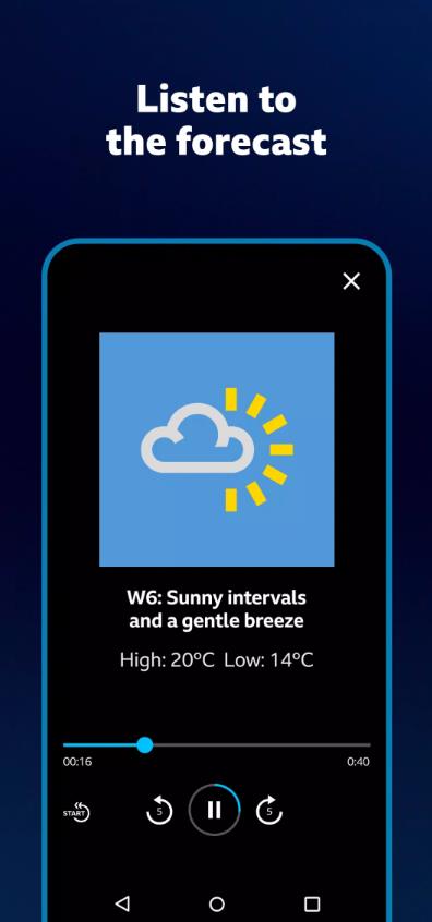 BBC Weather截图
