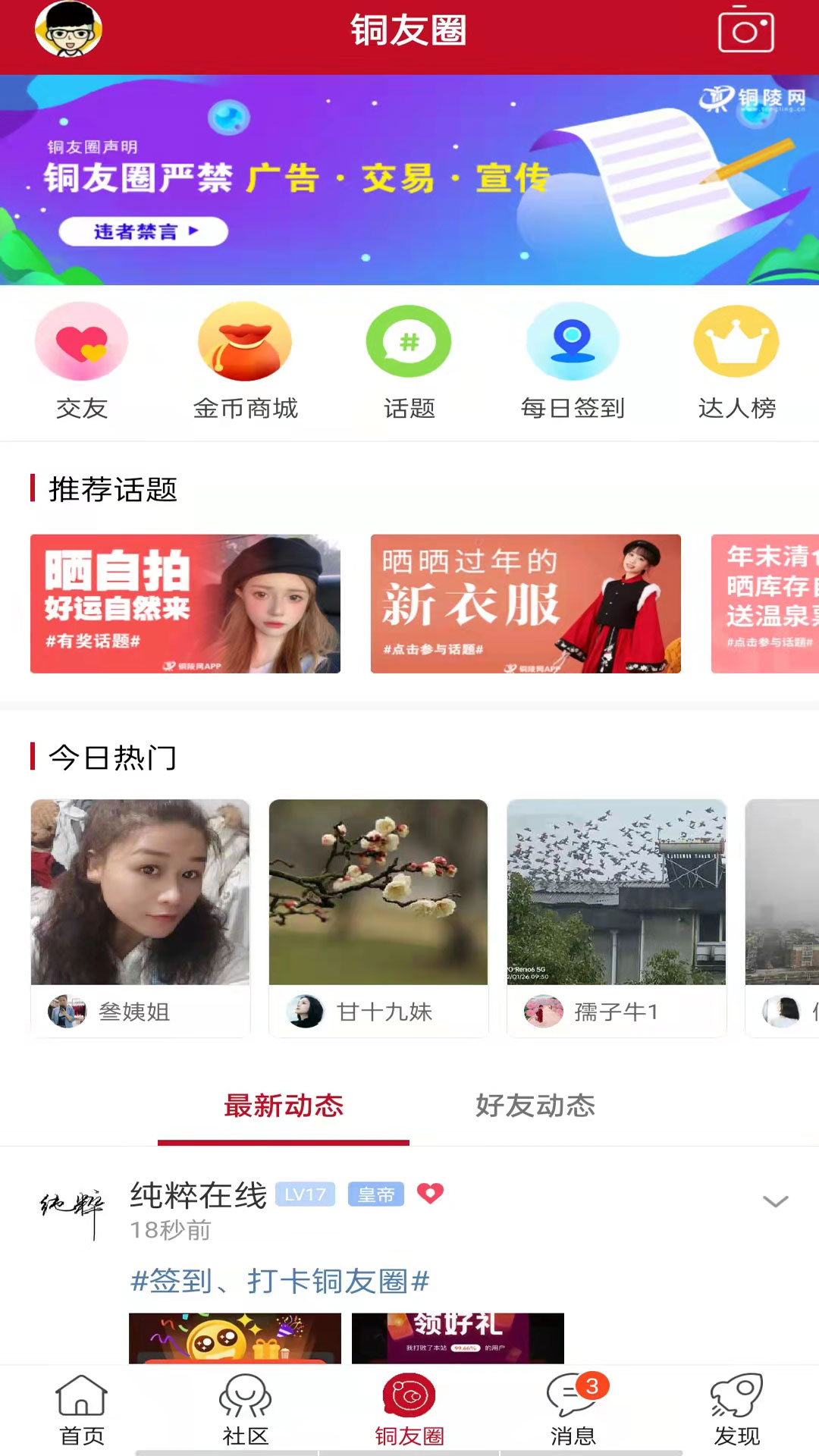 铜陵网截图
