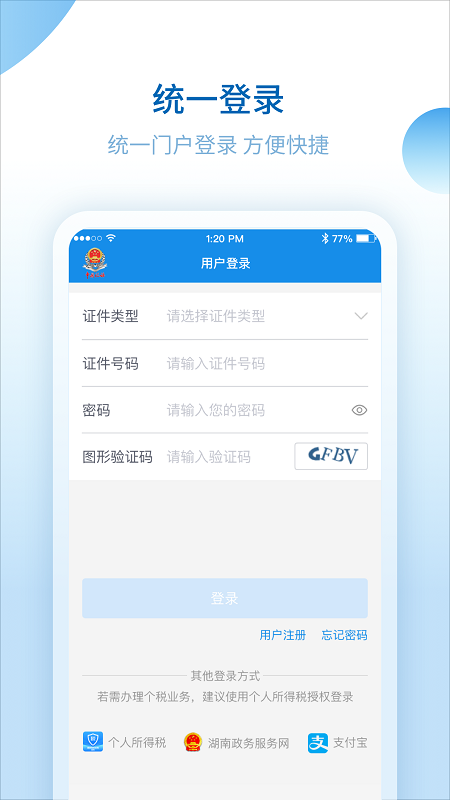 湖南税务服务平台截图