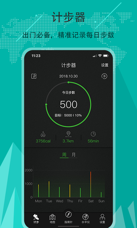 指南针截图