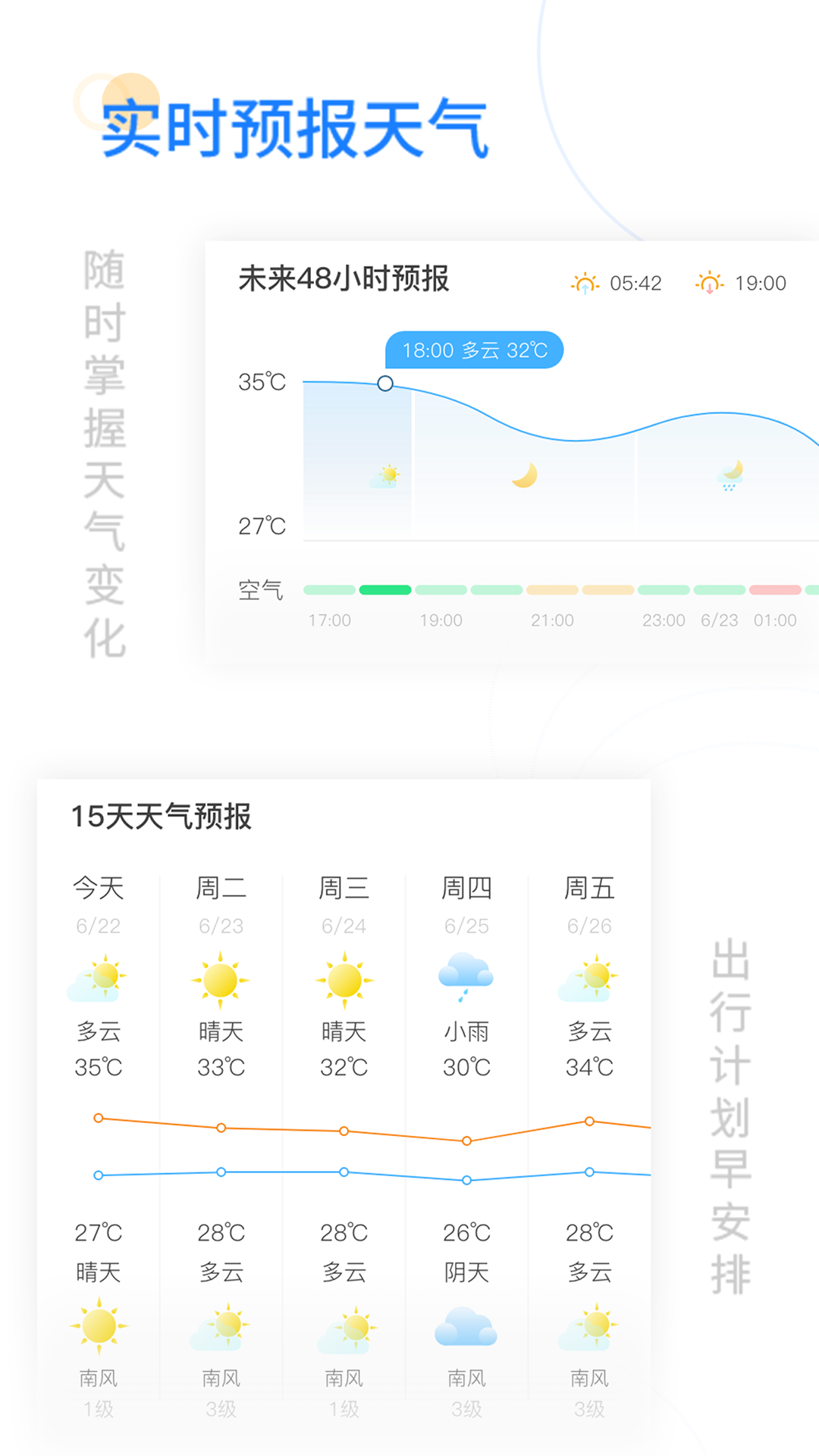 实时天气截图