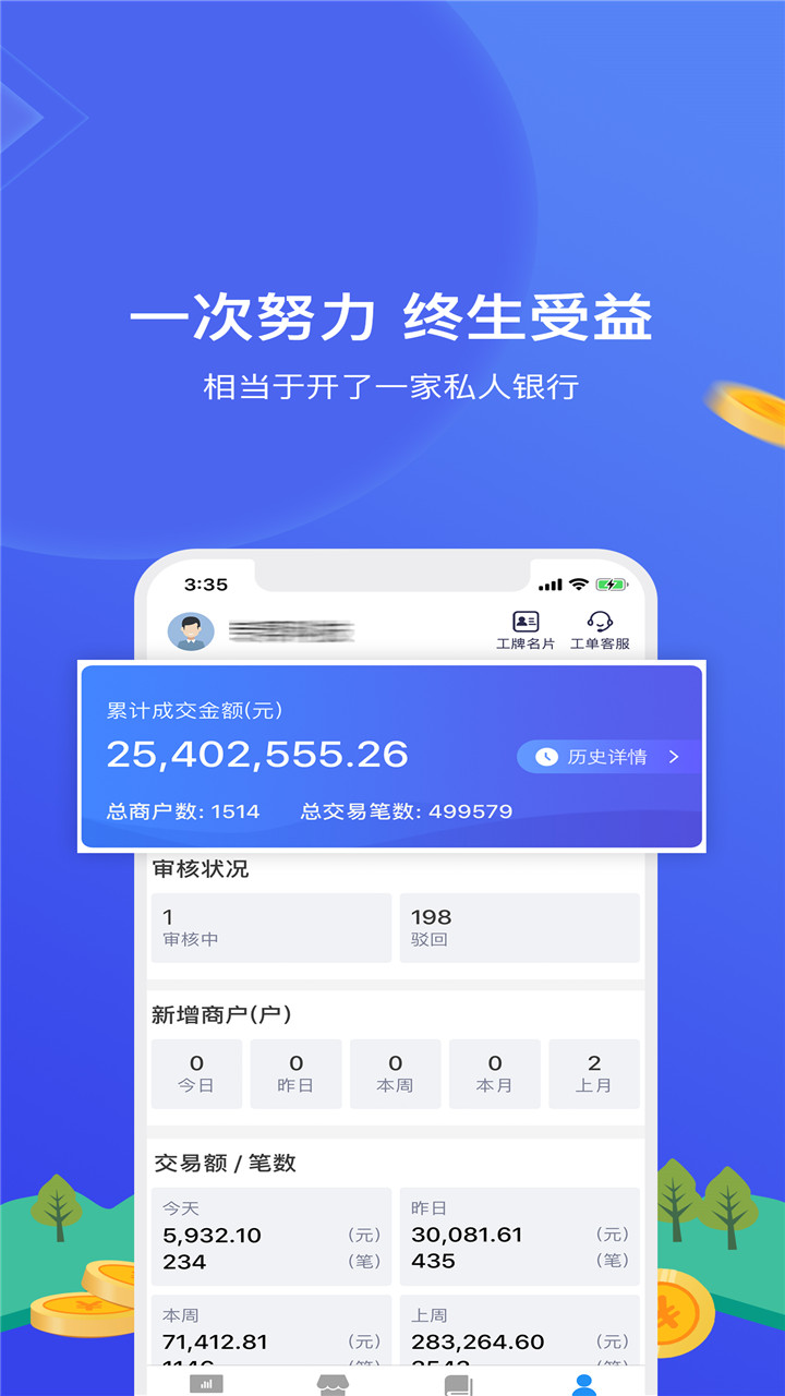 网付合伙人截图