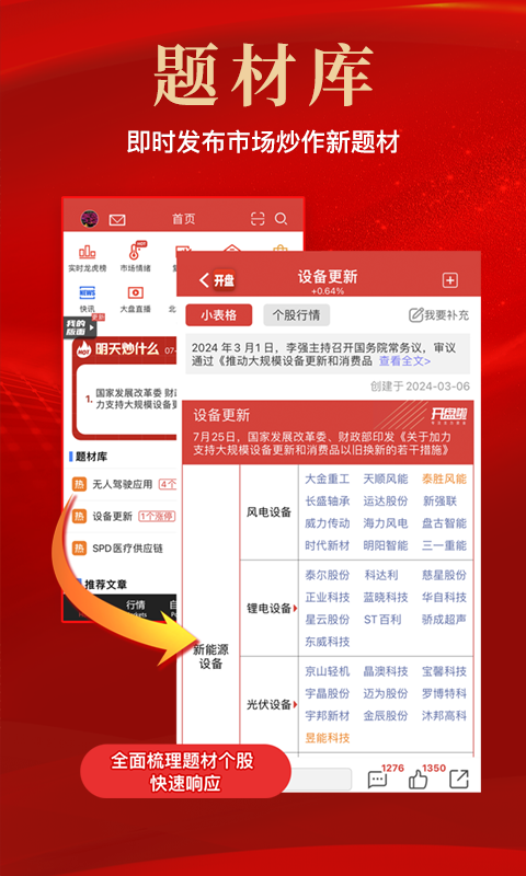 开盘啦截图