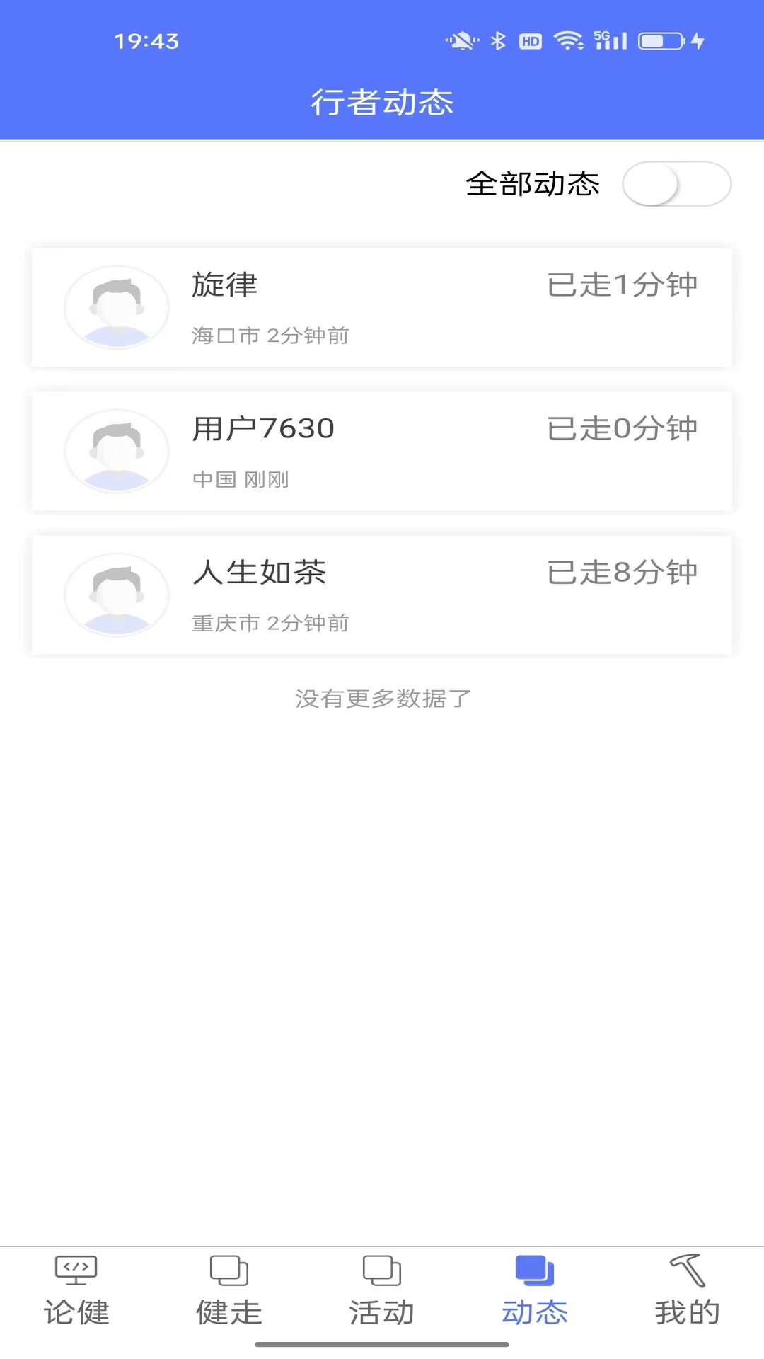 行者论健截图