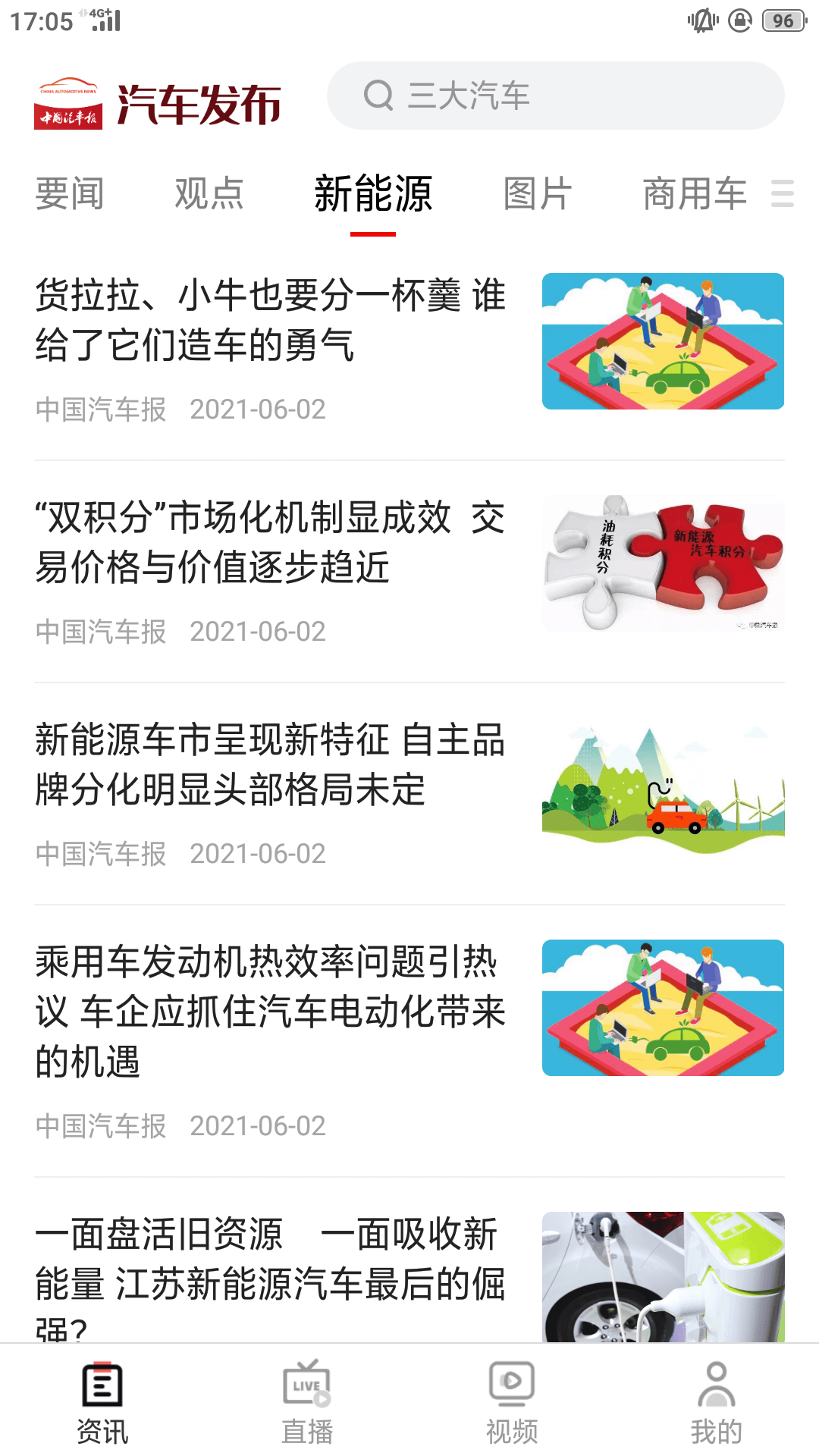 汽车发布截图
