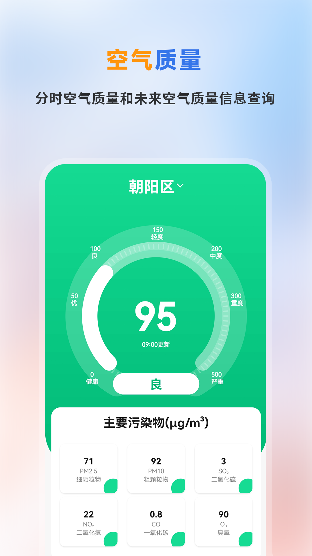 精准天气预报截图