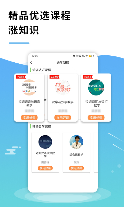 网上北语中文教师培训平台截图