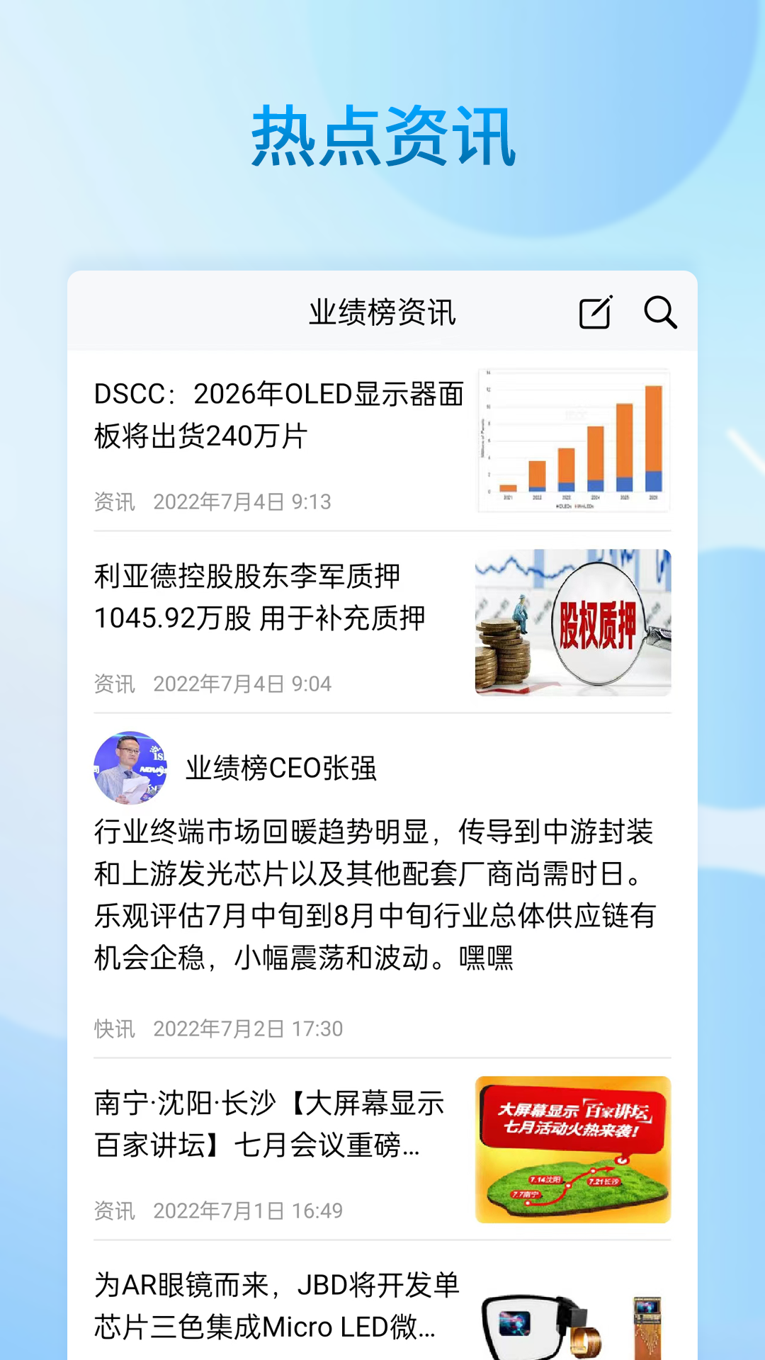 业绩榜截图